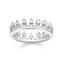 Prsten \"Koruna\" Thomas Sabo, TR2235-051-14-52, Sterling Silver, 925 Sterling silver, zirconia white