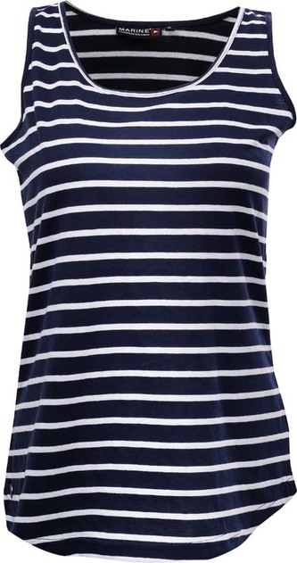 MARINE - dámský tank top, navy comb. - 42