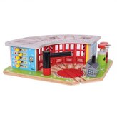 Bigjigs Rail Exkluzívne depo pre 5 vláčikov