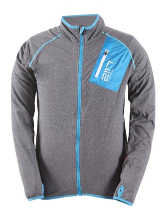 GRAN - Pánská eco celorozepínací mikina ( 2 vrstva ) tmavě šedá - 3XL