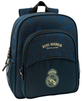 Junior dětský batoh FC Real Madrid: (objem 15 litrů|38 x 32 x 12 cm) černý polyester