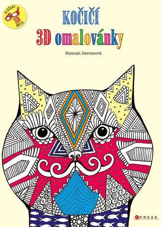 3D mačacie omaľovánky