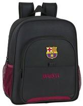 Junior dětský batoh FC Barcelona: (objem 15 litrů|38 x 32 x 12 cm) černý polyester