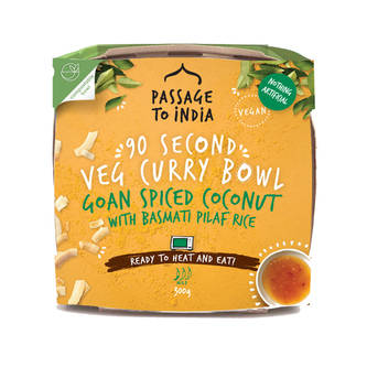 PASSAGE TO INDIA Indické kokosové bezlepkové vegan kari s rýží basmati 300g