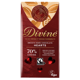 Hořká čokoládová srdíčka 70% 80g*