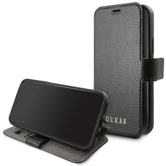Guess IriDescent Book pouzdro iPhone 12 Mini,Black