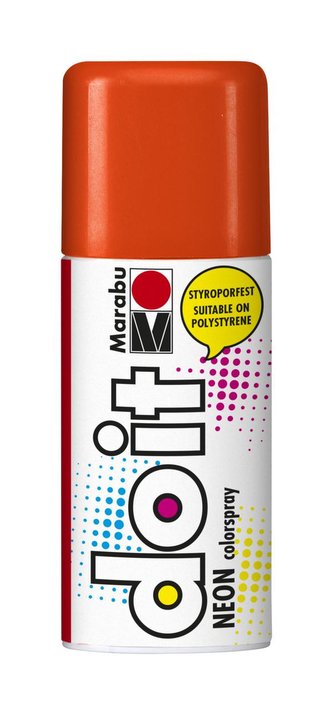 Marabu do it Akrylová barva ve spreji neon matná - oranžová 150 ml