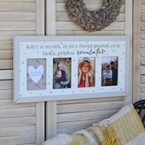 Fotorámeček se srdíčky - Vnoučata