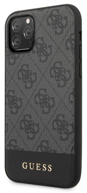 Guess 4G Stripe kryt iPhone 11, sivý