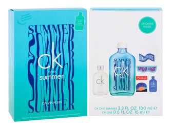 Calvin Klein CK One toaletní voda 100 ml + toaletní voda CK One 15 ml + samolepky