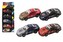 Auto závodné 4ks kov/plast 8,5cm na spätné natiahnutie v krabičke 11x28x5cm