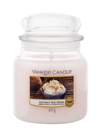 Yankee Candle Vonná svíčka Classic střední Coconut Rice Cream 411 g unisex
