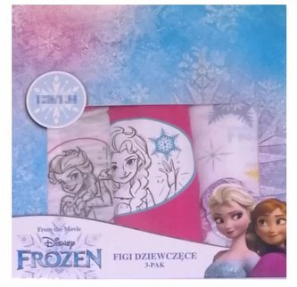 SADA 3 KS KALHOTKY FROZEN - velikost 8-9
