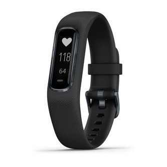 GARMIN chytrý elegantní fitness náramek vivoSmart4 Optic Black/Slate (velikost L)