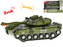 Tank 19,5cm 1:20 na setrvačník na baterie se světlem a zvukem v krabičce