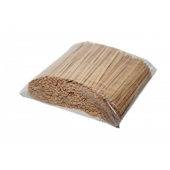 Míchačka na kávu ze dřeva 14 cm [1000 ks]