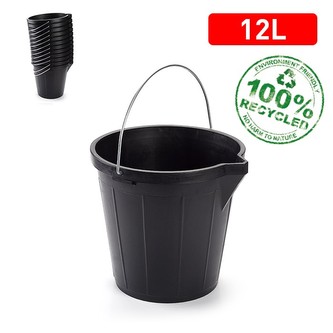 Kbelík STRONG 12L   černý, modrý