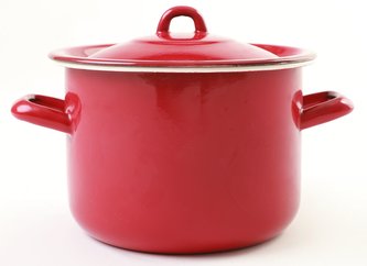 Hrnec smalt 4,5 l s poklicí Elegant Bordo 20 cm