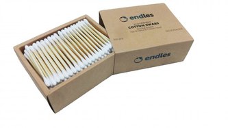Tyčinky vatové do uší 200 ks z udržitelně pěstovaného ba