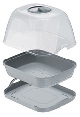 Sadbovač RESPANA TABLE GREENHOUSE 25,7x19,6x18,5 cm šedý plas