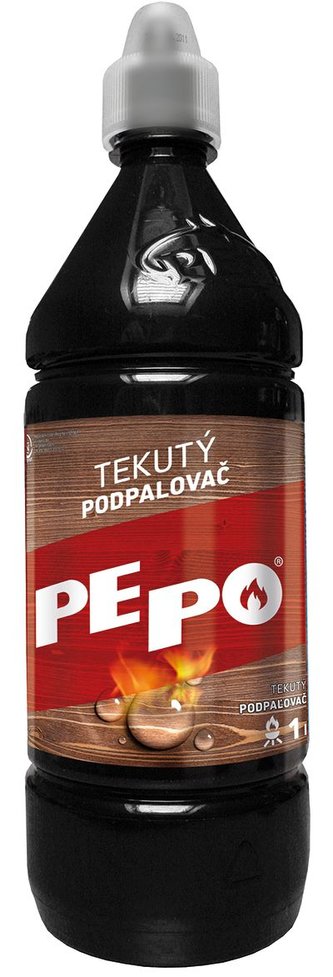 Podpaľovač tekutý 1 l PE-PO Podpaľovač tekutý 1 l PE-PO
