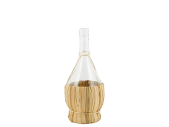 Láhev na víno 750 ml v proutěném obalu