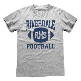 Pánské tričko Riverdale: Football (M) šedé bavlna