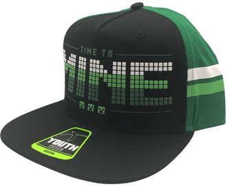 Kšiltovka Minecraft: Time To Mine (nastavitelná)