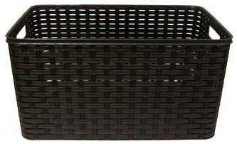 Košík univerzální 19,5x28x38,5 cm Ratan wenge