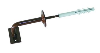 Držák zábradlí KLASIK hnědý