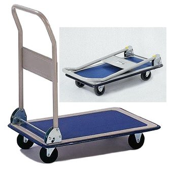 Vozík plošinový ocelový Handtruck PH158 (2xpevné + 2xotočn
