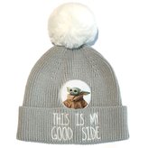 Úpletová zimní čepice Star Wars|Hvězdné války: Mandalorian Good Side (universální) šedý