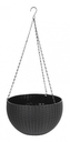 Květináč závěsný 26x16 cm GDA MODERN šedý