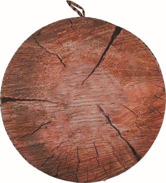 Sedák zahradní kulatý DŘEVO