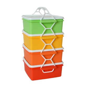 Jedlonosič 4x1,2 l hranatý plast/ rôzne farebné varianty