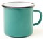Hrnček smalt 0,4 l morská vlna