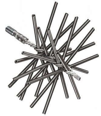 Kartáč rourový pružinový 140 mm M12 ocel