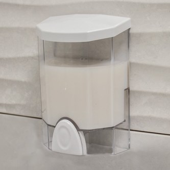 Dávkovač mýdla 500 ml nástěnný plast