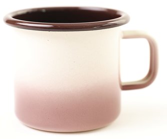 Hrnek smalt 0,37 l dekor Cappuccino