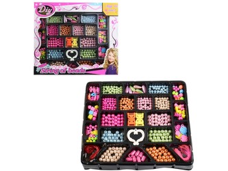 Korálky k zaplétání do vlasů