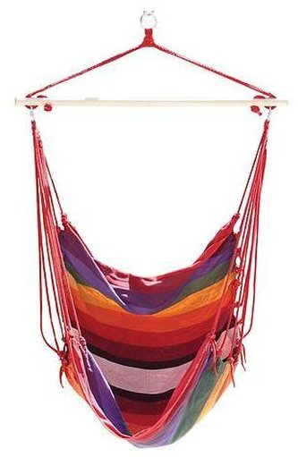 Křeslo houpací závěsné 100x50cm HARVEY barevné
