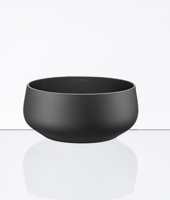 Miska sklenená 95 ml MINI BOWLS 4 ks čierna