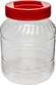 Barel 3 l s víčkem potravinářský čirý plast