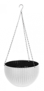 Květináč závěsný 26x16 cm GDA MODERN bílý