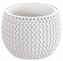 Květináč SPLOFY s vkladem 1,4 l / 18 cm bílý