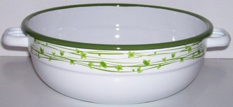 Mísa smalt 1,5 l dekor lístků