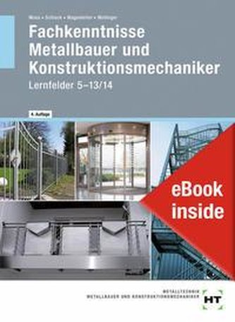 eBook inside: Buch und eBook Fachkenntnisse Metallbauer und Konstruktionsmechaniker