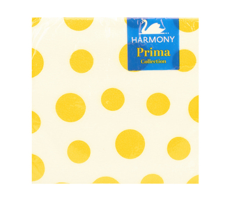 Ubrousky 1vr. HARMONY TEČKA žlutá