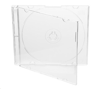 COVER IT Krabička na 1 CD 5,2mm slim box + tray čirý 10ks/bal