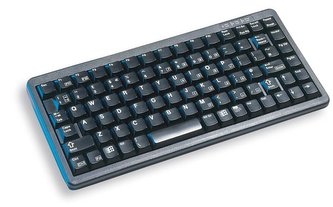 CHERRY klávesnica G84-4100 COMPACT KEYBOARD, USB, EU, čierna